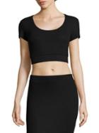 Atm Anthony Thomas Melillo Ribbed Crop Top