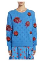 Kenzo Embellished Rose Crewneck Sweater