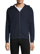 Tomas Maier Zip-up Hooded Sweater