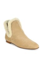 The Row Eros Shearling Flat Booties