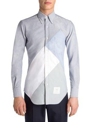 Thom Browne Slim-fit Colorblock Shirt