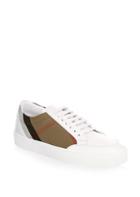 Burberry Salmond Low-top Leather Sneakers
