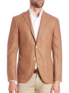 Corneliani Windowpane Wool-cashmere Sportcoat