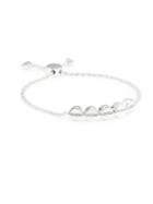 Monica Vinader Diamond & Sterling Silver Linear Bead Friendship Bracelet