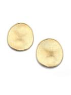 Marco Bicego Lunaria 18k Yellow Gold Large Button Earrings