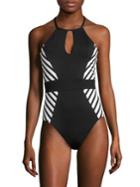 La Blanca Swim One-piece Striped Swimsuit