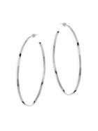 Jennifer Zeuner Jewelry Sterling Silver Hoop Earrings
