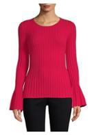 Bailey 44 Cossak Bell-sleeve Ribbed Sweater
