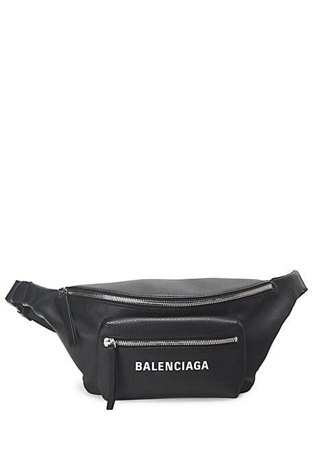 Balenciaga Everyday Logo Leather Belt Pack