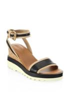 See By Chloe Robin Leather Wedge Sandals