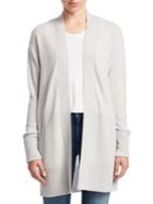 Theory Relaxed Open Front Cashmere Cardigan