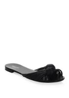 Michael Kors Collection Serena Leather Slide Sandals