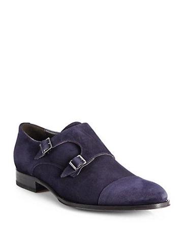 To Boot New York Medford Suede Monk Strap Shoes