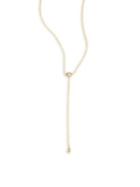 Zoe Chicco Marquise Diamond & 14k Yellow Gold Lariat Necklace