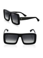 Dax Gabler Oversized Rectangular Sunglasses