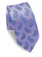 Ike Behar Light Purple Paisley Tie
