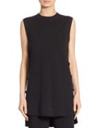 Adam Lippes Knit Tunic With Satin Buttons