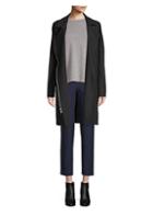 Eileen Fisher Long Asymmetric-zip Jacket