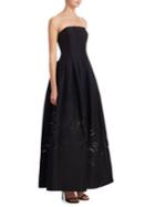 Halston Heritage Strapless Floor-length A-line Gown