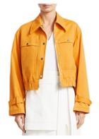 3.1 Phillip Lim Cropped Trench Bomber Jacket