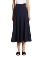 The Row Alessia Wool Skirt