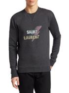 Saint Laurent Thunderbolt Cotton Sweatshirt
