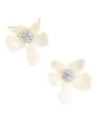 Lele Sadoughi Mosaic Garden Lily Crystal Stud Earrings