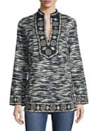 Tory Burch Embroidered Cotton Tunic