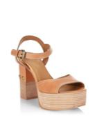 See By Chloe Leather Platform Sandals