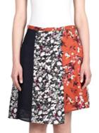 Acne Studios Floral Asymmetrical Skirt