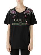 Gucci Gucci Logo T-shirt With Embroidery