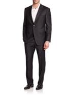 Saks Fifth Avenue Collection By Samuelsohn Solid Wool Suit