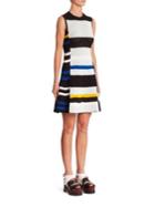 Proenza Schouler Striped A-line Dress