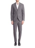 Brunello Cucinelli Plaid Wool Suit