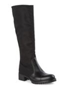 Prada Nero Tall Nylon & Leather Boots