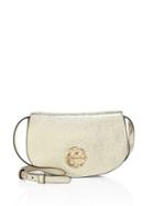 Tory Burch Jamie Metallic Leather Clutch