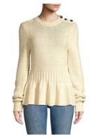 La Vie Rebecca Taylor Peplum Sweater