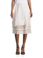 See By Chloe Crochet & Lace Skirt
