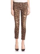 R13 Kate Leopard-print Skinny Jeans