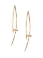 Mizuki Sea Of Beauty Diamond & 14k Yellow Gold Cube Slice Wire Drop Earrings
