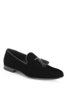 Saks Fifth Avenue Collection By Magnanni Velvet Loafers