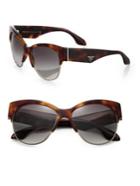 Prada Two-tone 56mm Phantos Sunglasses