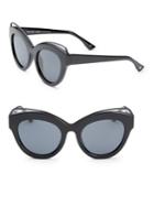 Le Specs Luxe Halogazer Black Oversized Sunglasses