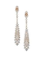Adriana Orsini Leia Crystal & 18k Goldplated Linear Drop Earrings