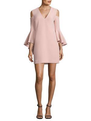 Milly Nicole Cold Shoulder Bell Sleeve Dress