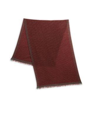 Brunello Cucinelli Houndstooth Patterned Scarf