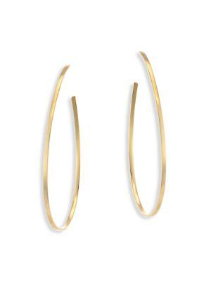 Lana Jewelry Bond Tear Hoop Earrings/2.25