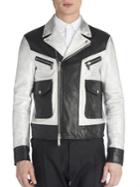 Dsquared2 Leather Two-toned Jacket