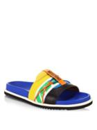 Moschino Multicolored Leather Sandals