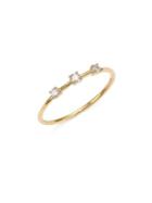 Lana Jewelry 3-stone Diamond Wire Ring